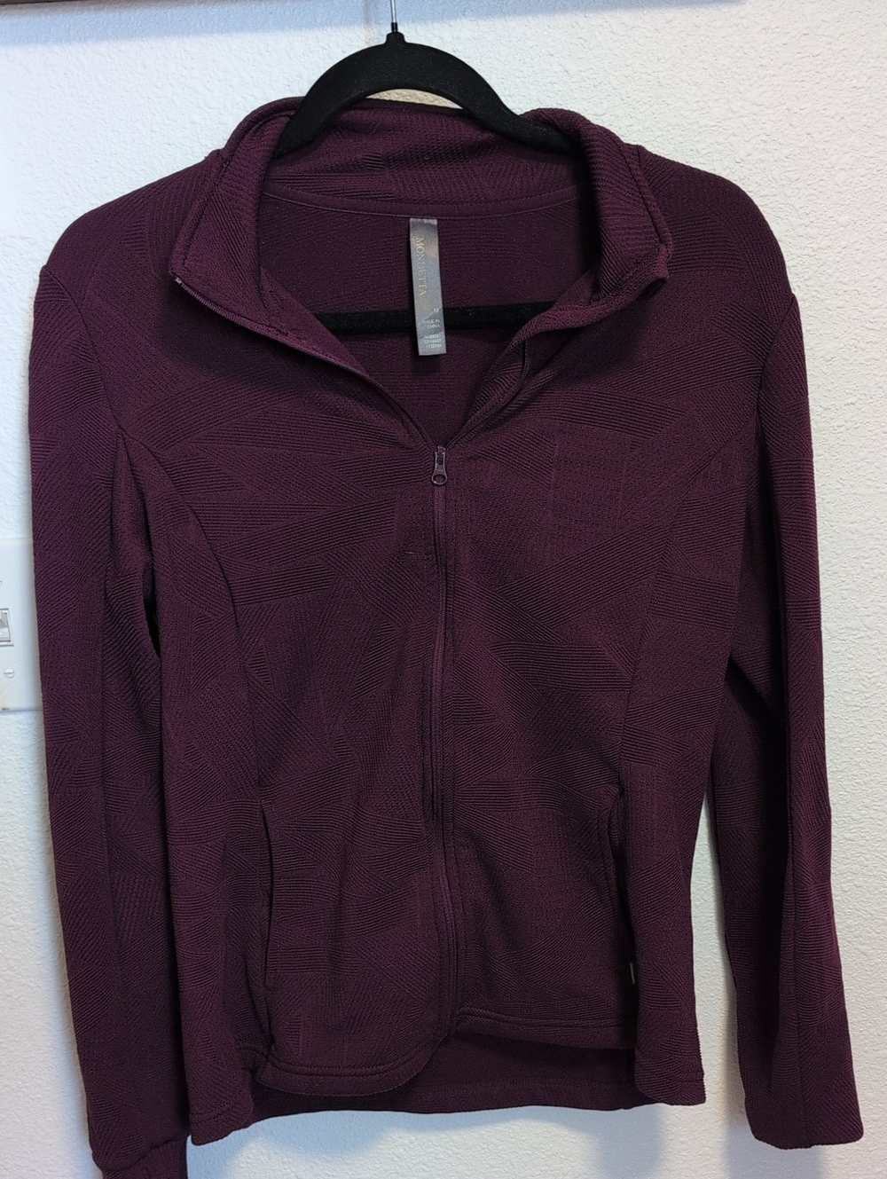 Mondetta Deep Plum Zip-Up Active Jacket